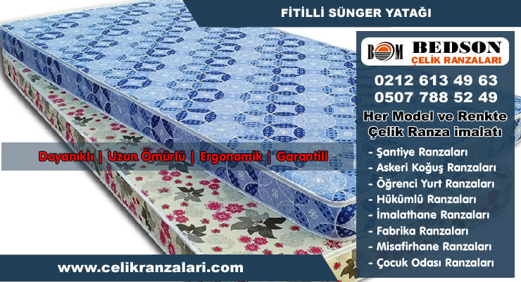 Şantiye Ranzaları İçin Sünger Yatak