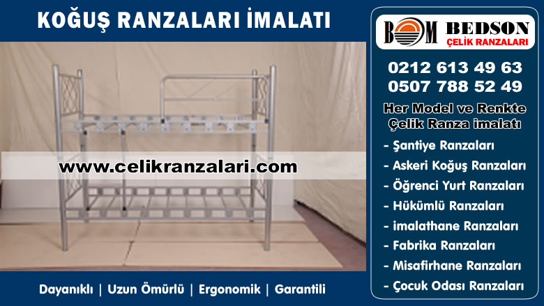 İkili Askeriye Koğuş Ranzası