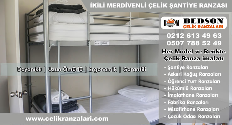 İkili Şantiye Ranzası